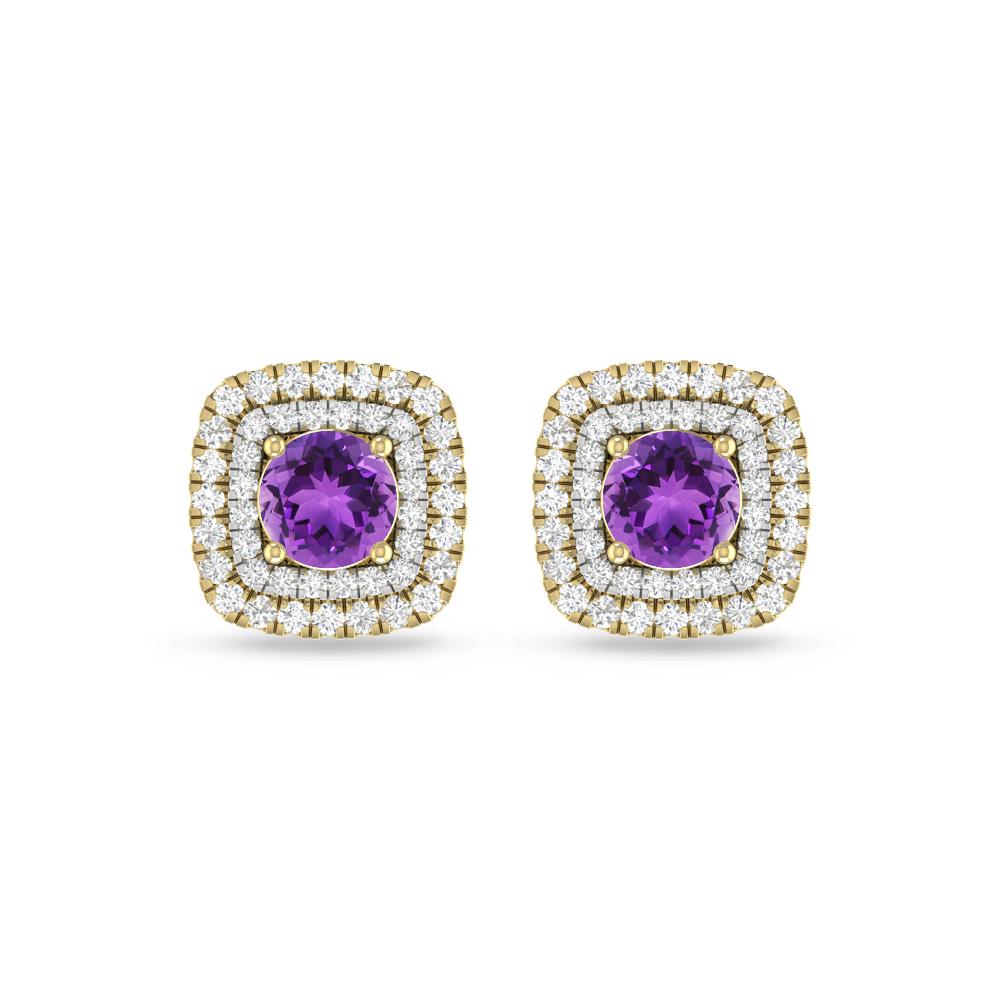 Yellow Gold - Amethyst
