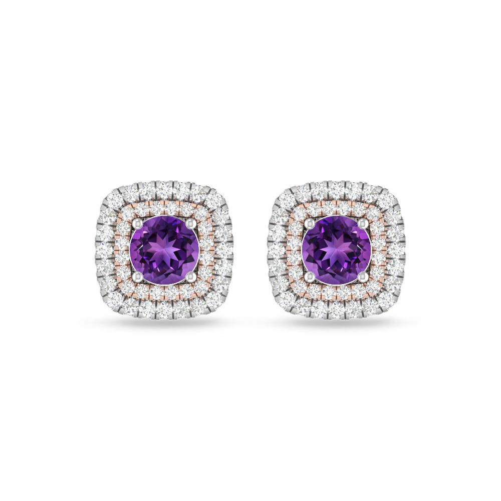 White Gold - Amethyst