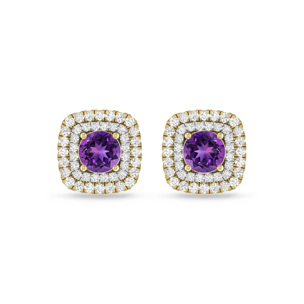 Yellow Gold - Amethyst