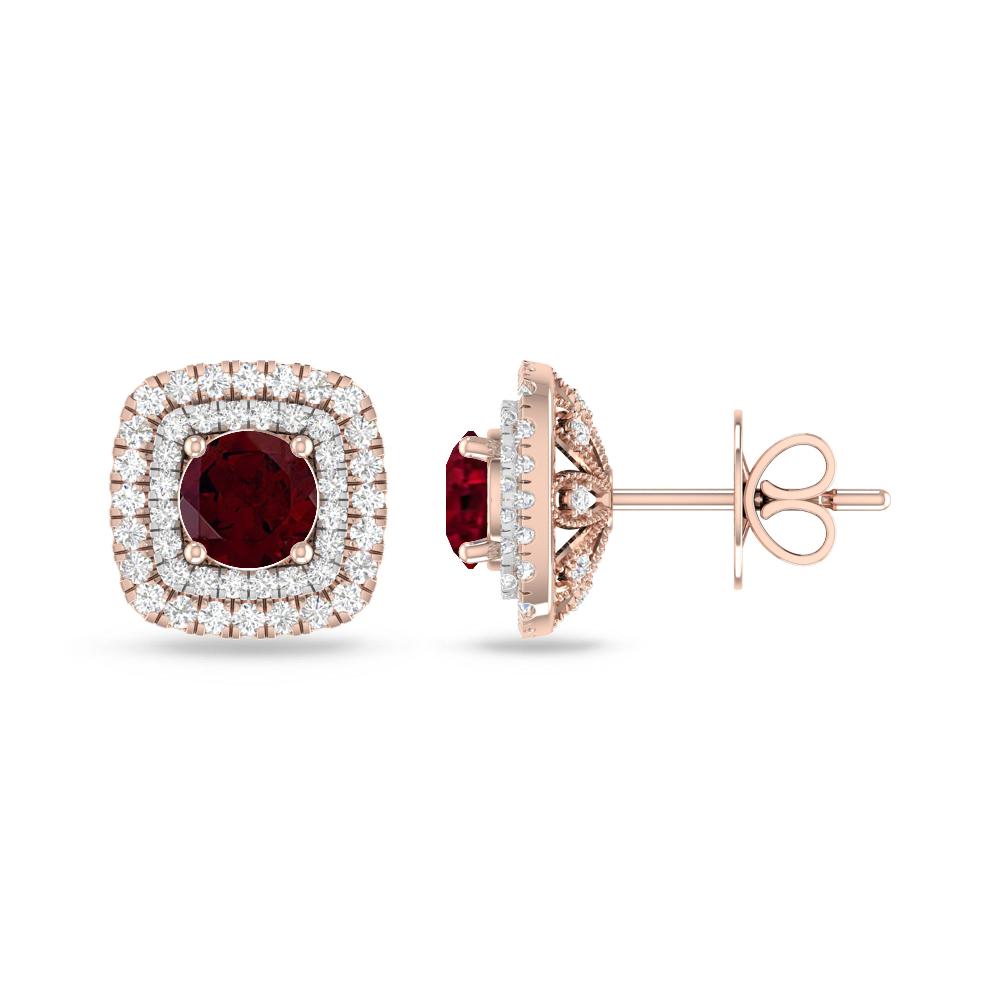 Rose Gold - Garnet