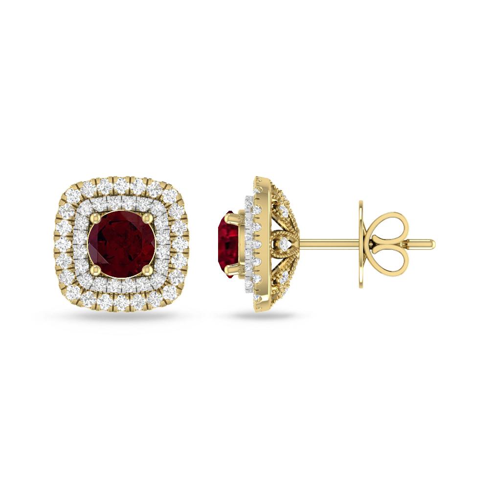 Yellow Gold - Garnet