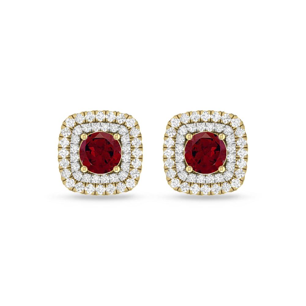 Yellow Gold - Garnet