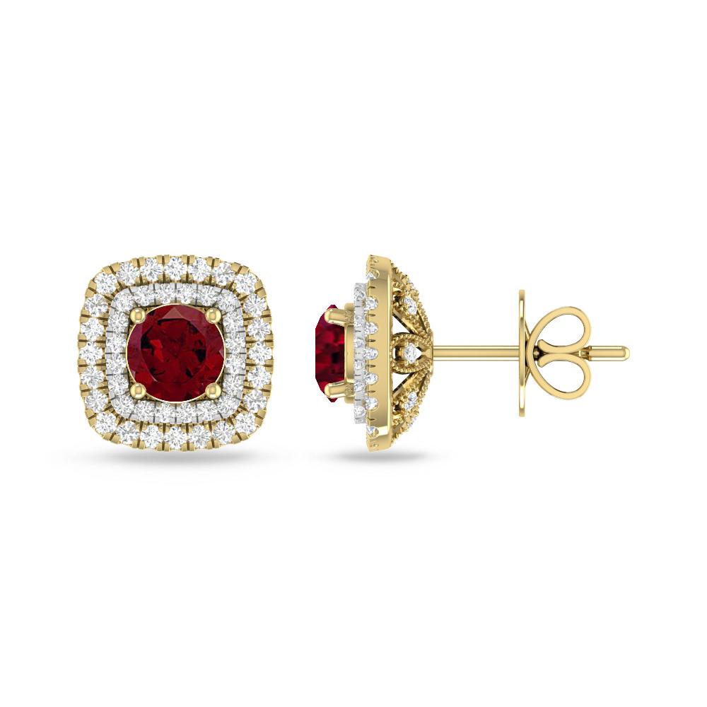 Yellow Gold - Garnet