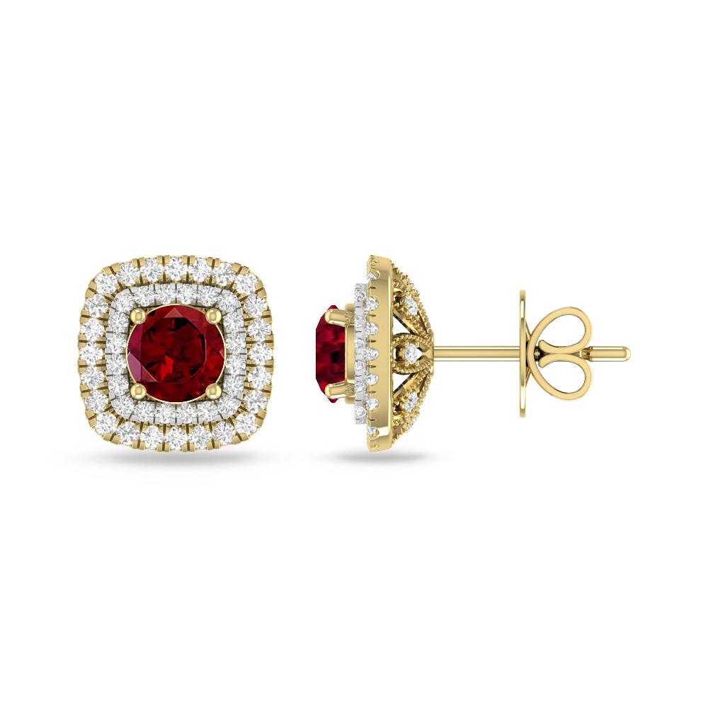 Yellow Gold - Garnet