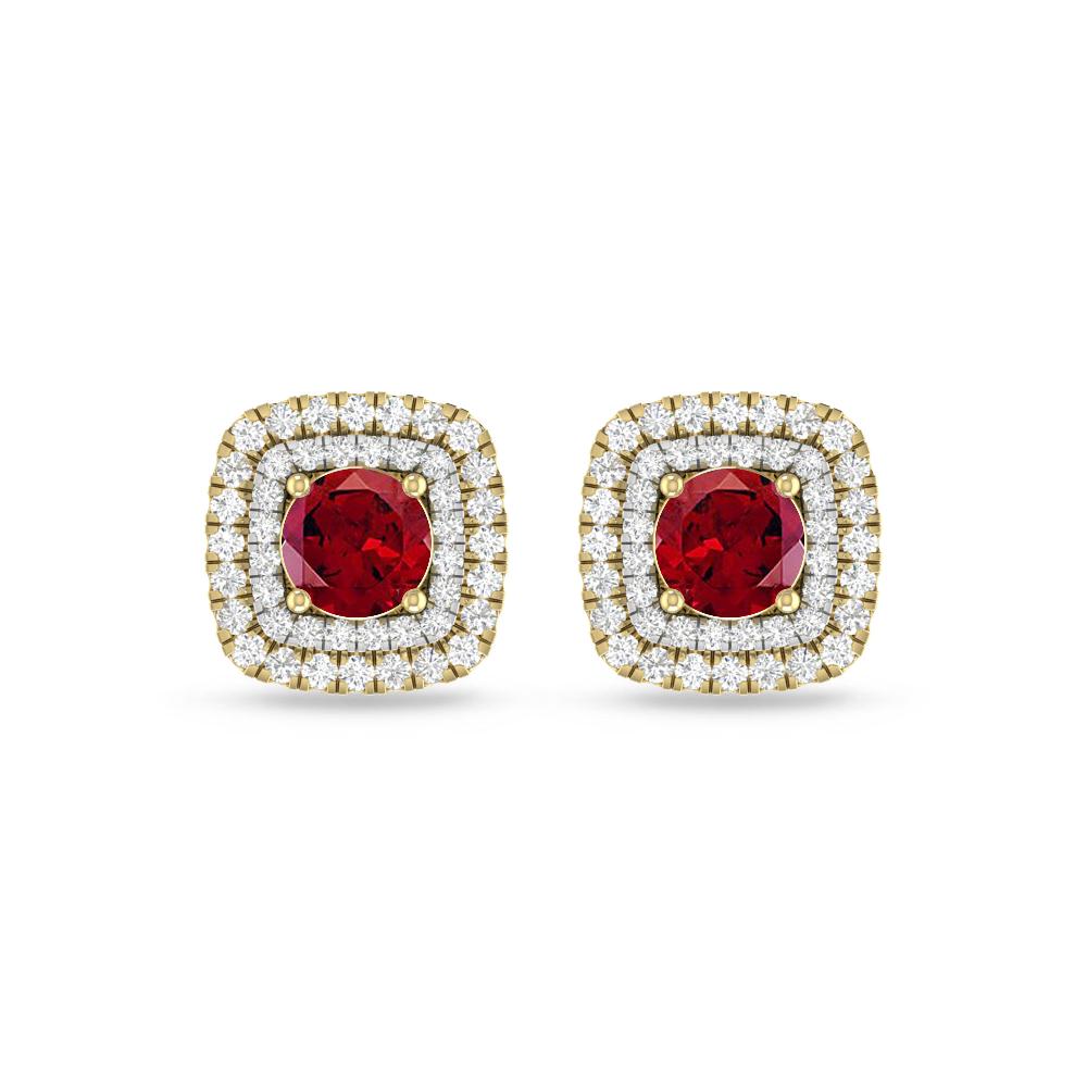 Yellow Gold - Garnet