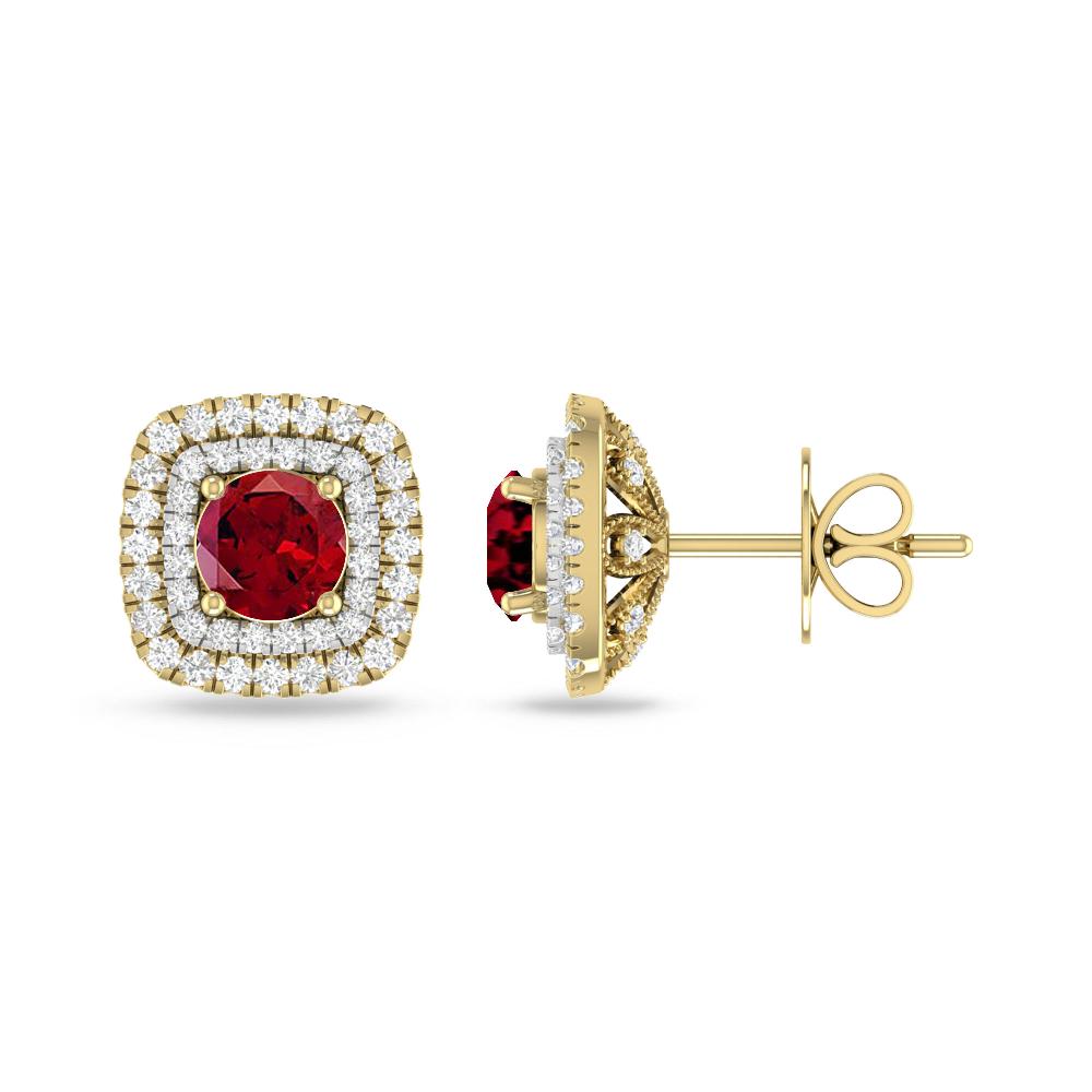 Yellow Gold - Garnet