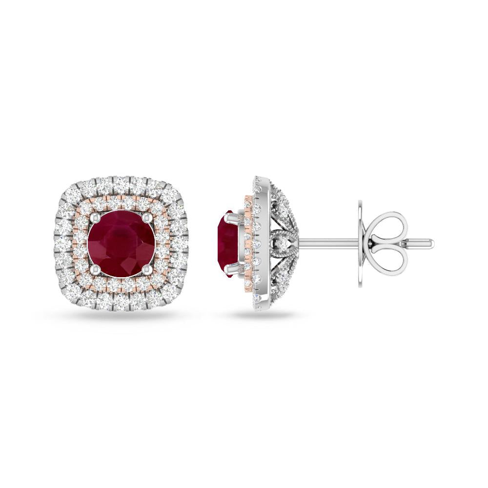 White Gold - Ruby