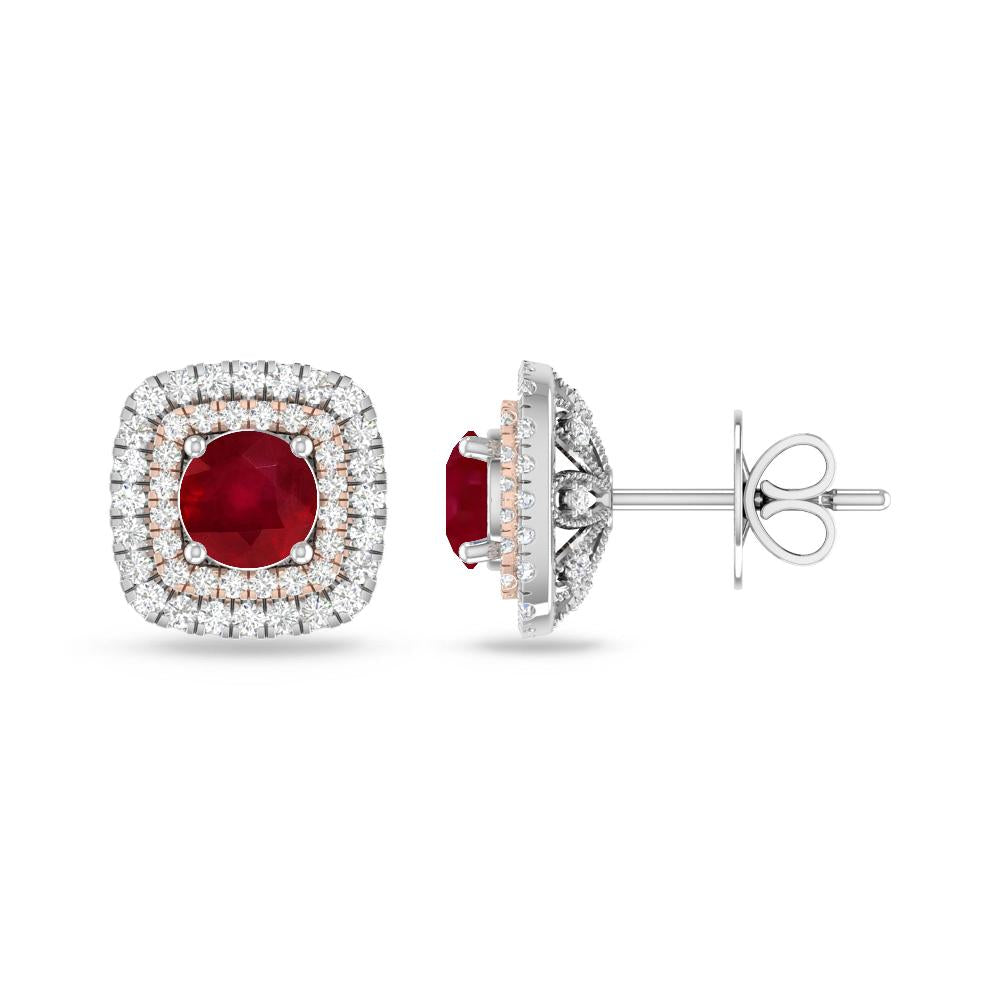 White Gold - Ruby