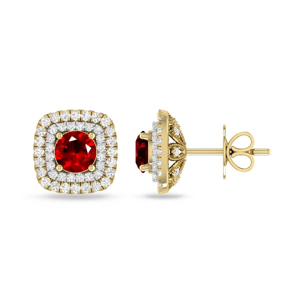 Yellow Gold - Ruby