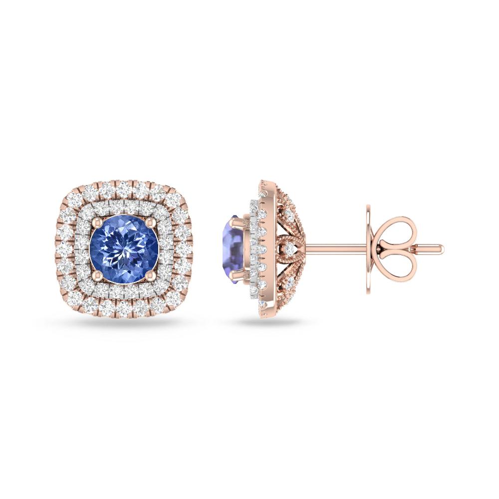 Rose Gold - Tanzanite