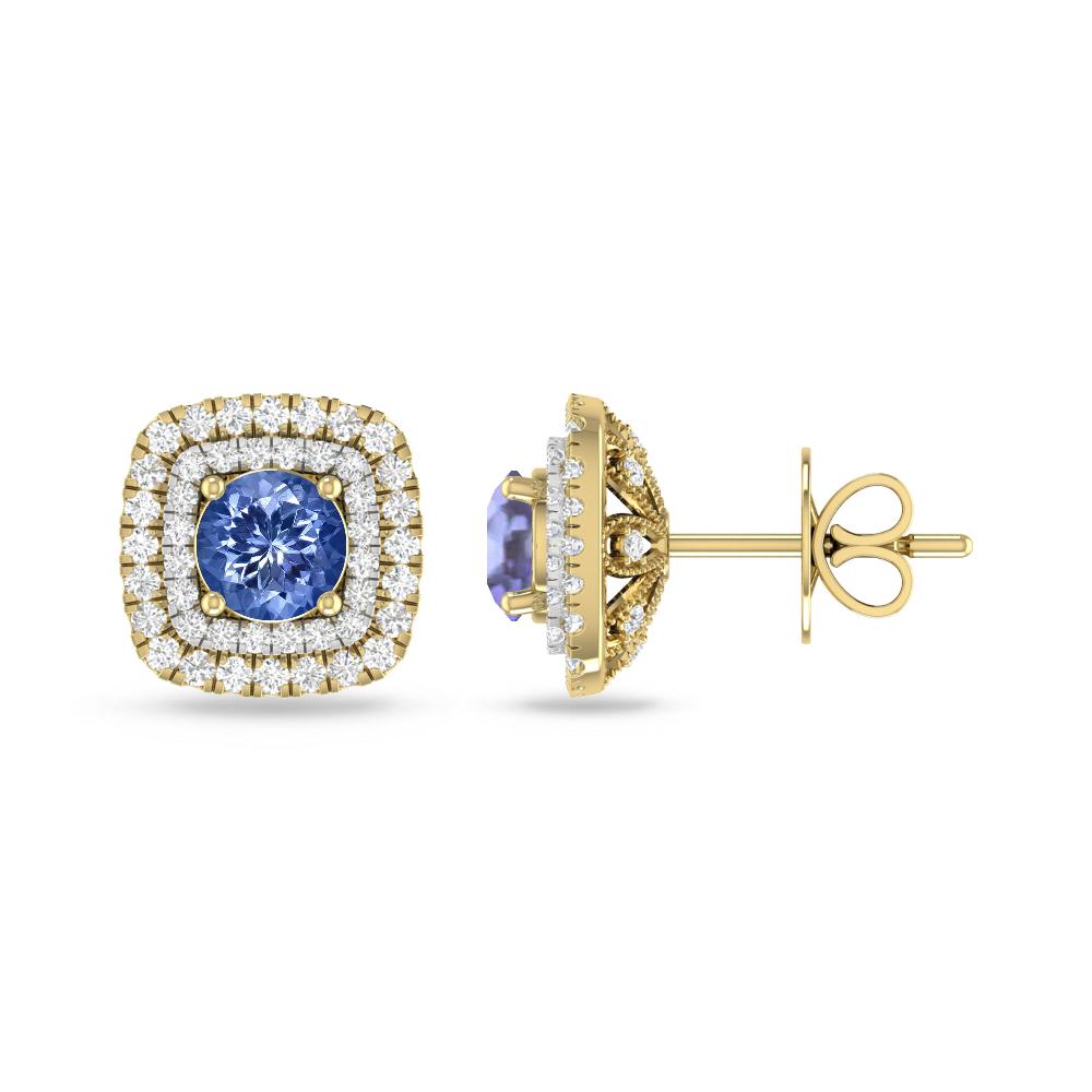Yellow Gold - Tanzanite