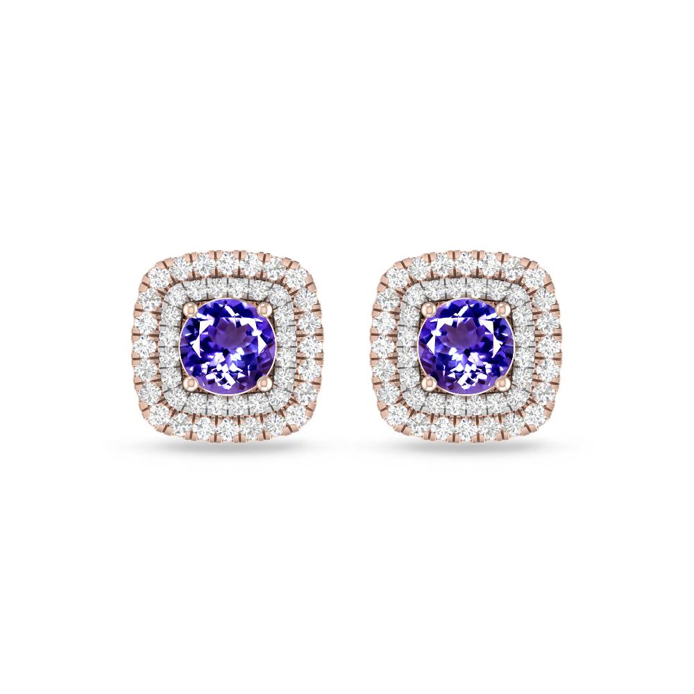 Rose Gold - Tanzanite