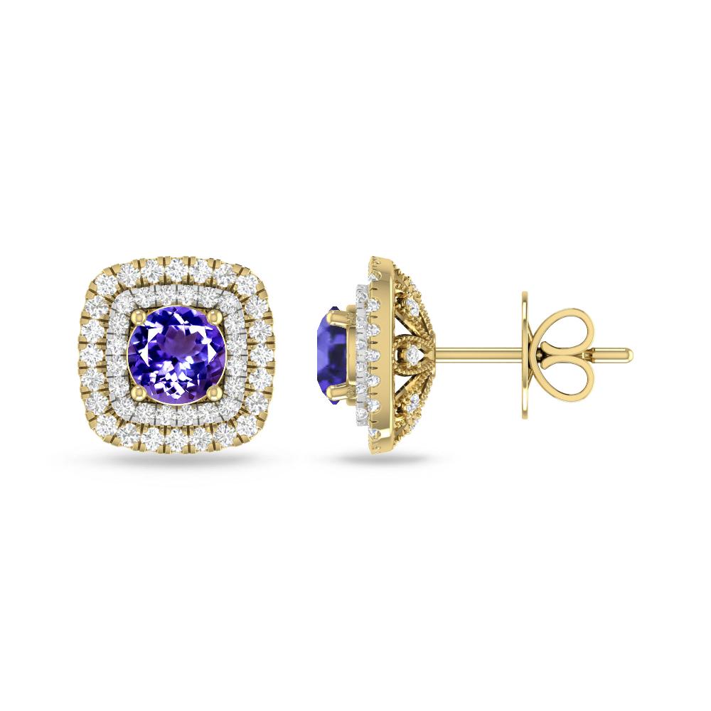 Yellow Gold - Tanzanite
