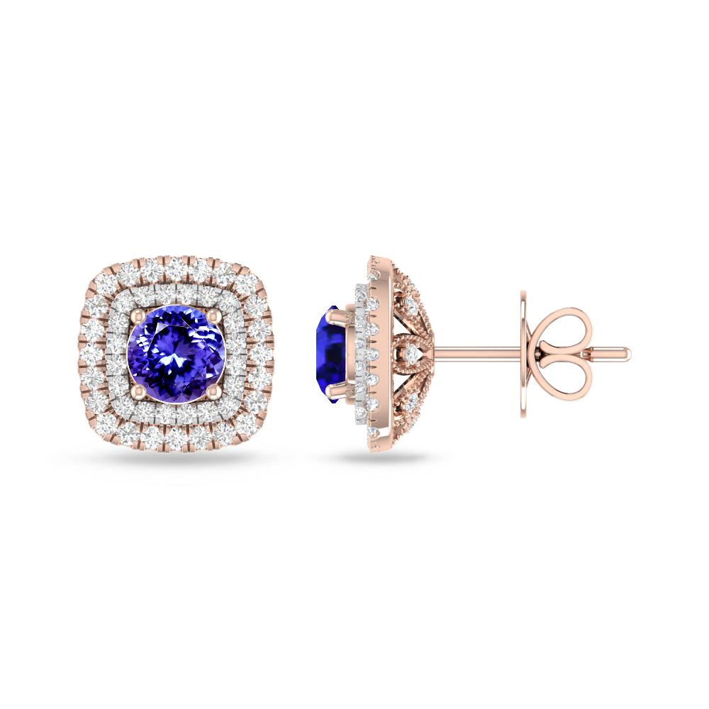 Rose Gold - Tanzanite