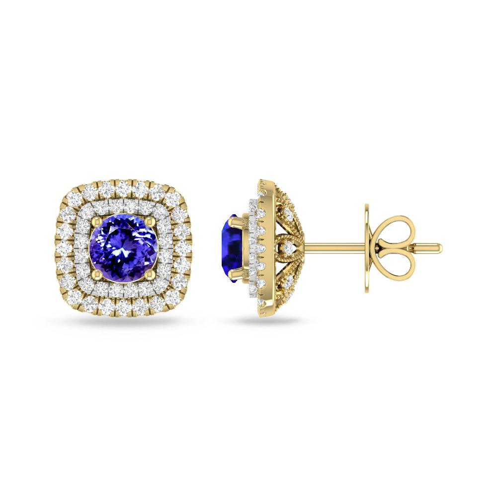 Yellow Gold - Tanzanite