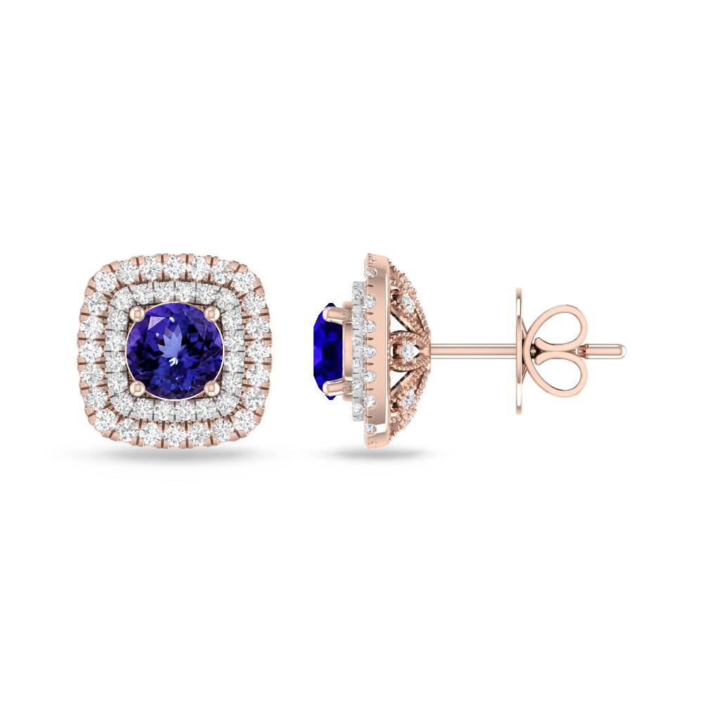Rose Gold - Tanzanite