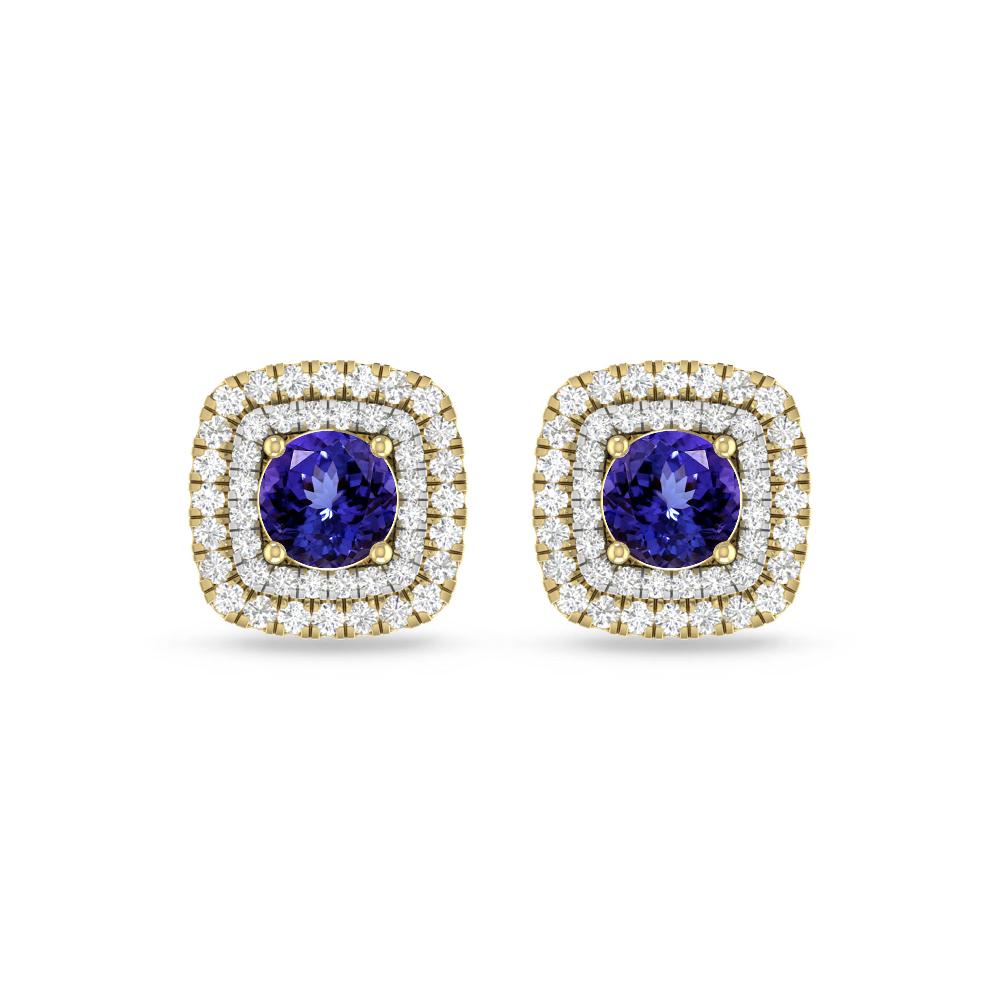Yellow Gold - Tanzanite
