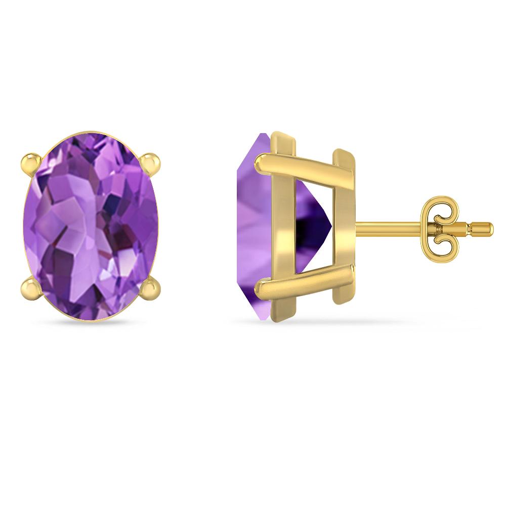 Yellow Gold - Amethyst