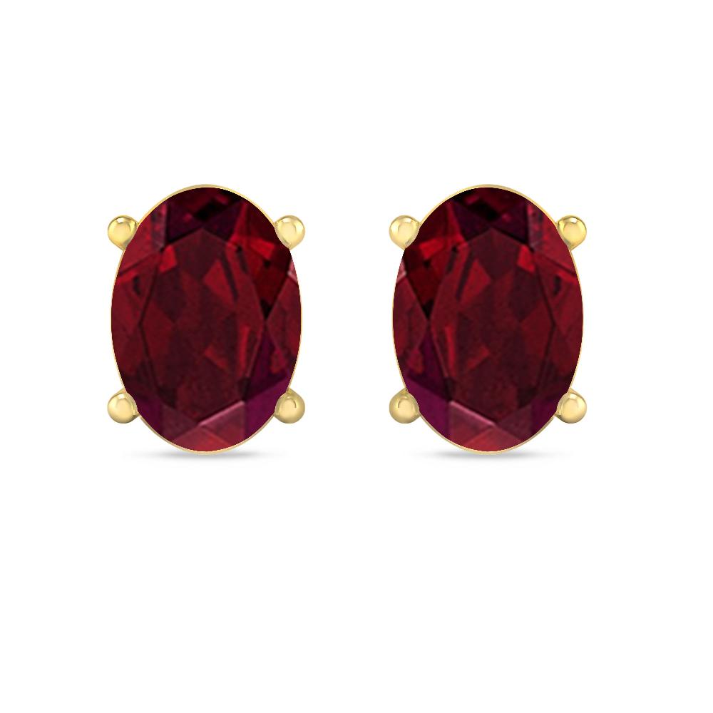 Yellow Gold - Garnet