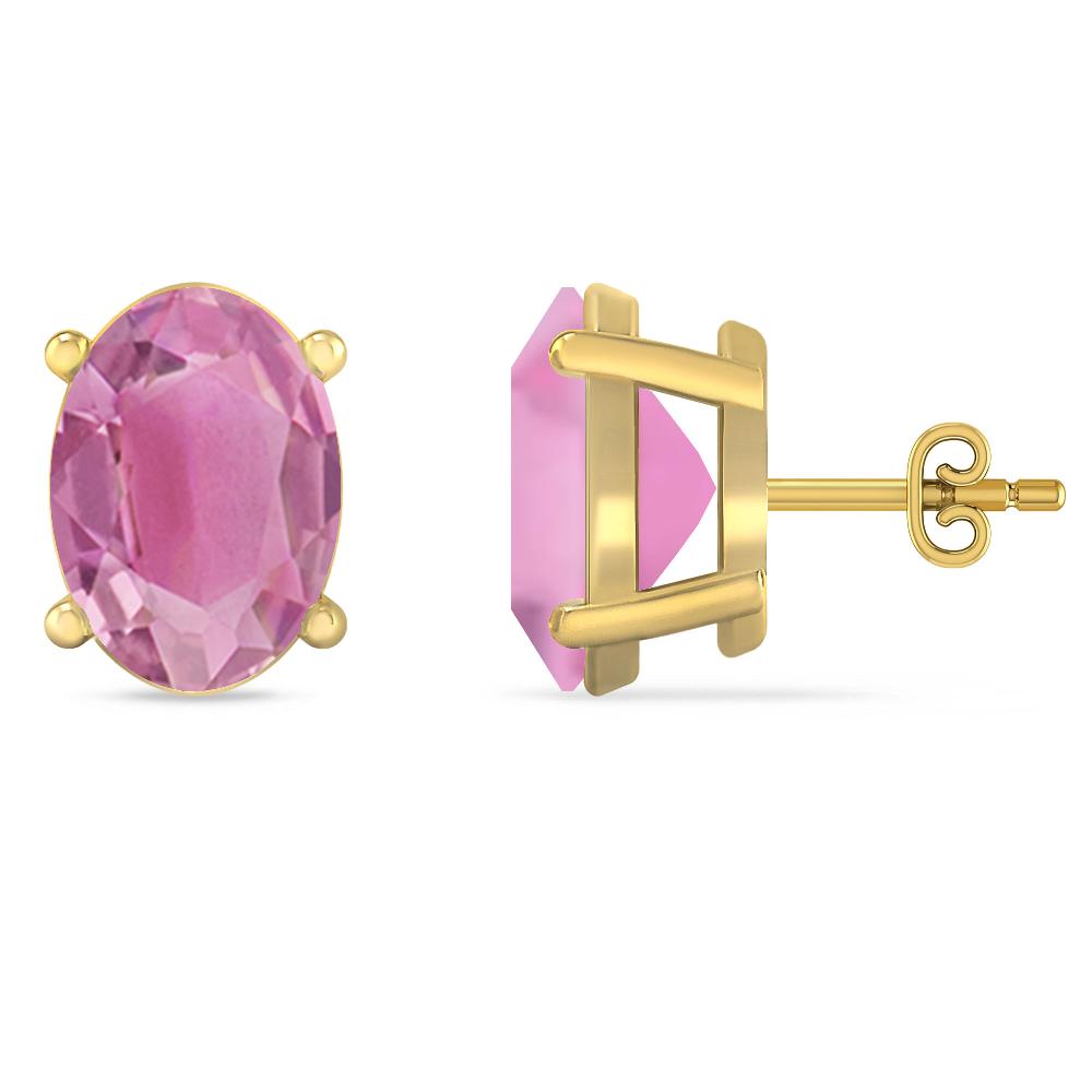Yellow Gold - Pink Tourmaline