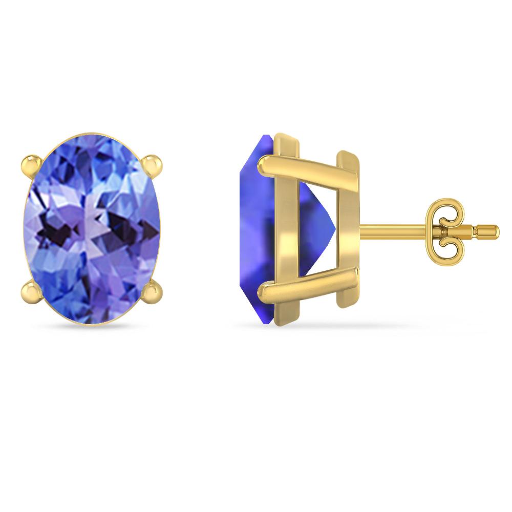 Yellow Gold - Tanzanite