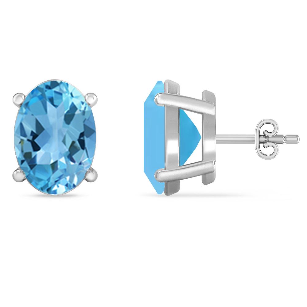 White Gold - Blue Topaz