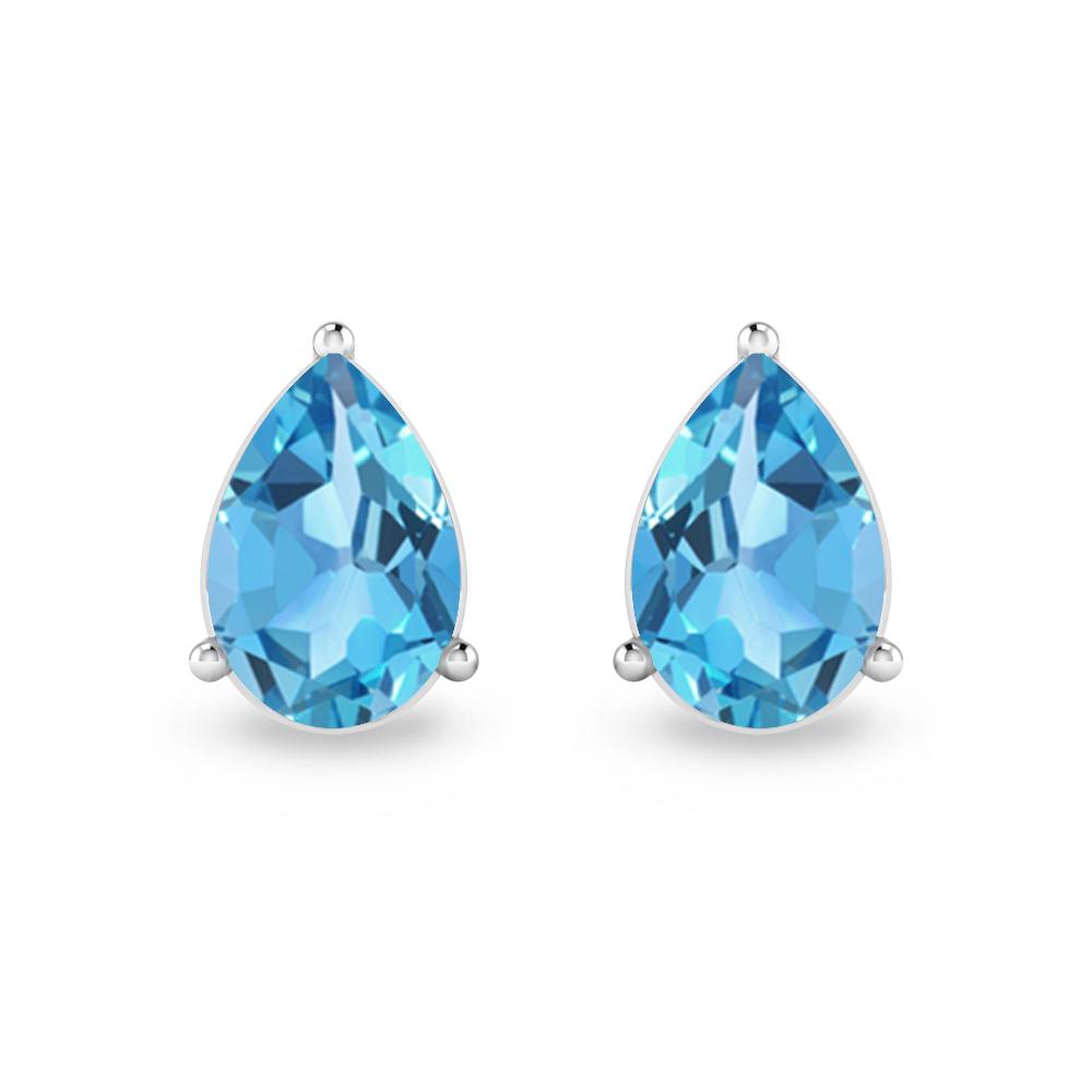 White Gold - Blue Topaz