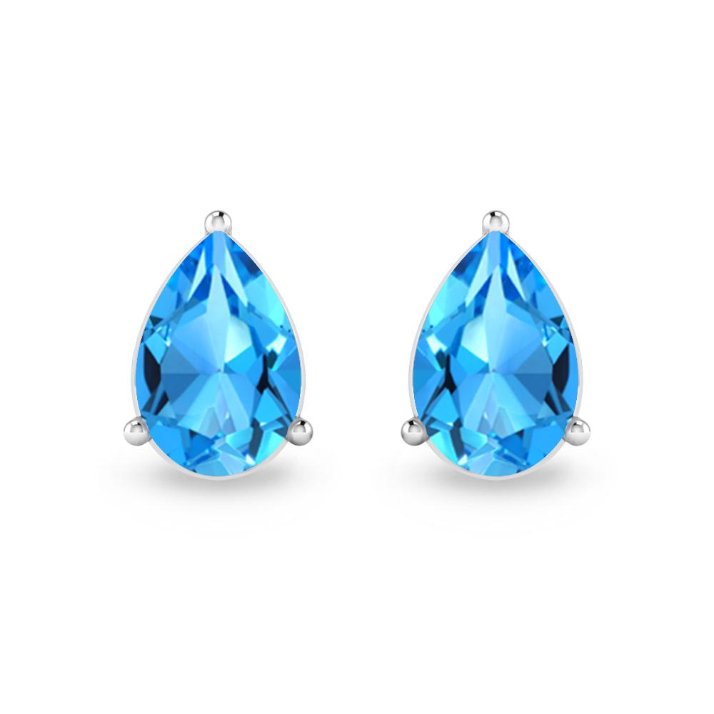 White Gold - Blue Topaz