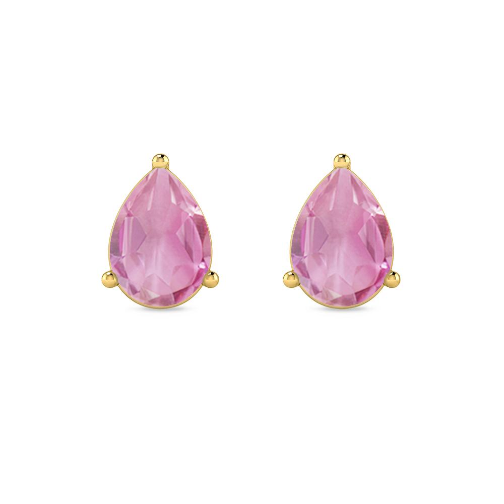 Yellow Gold - Pink Tourmaline