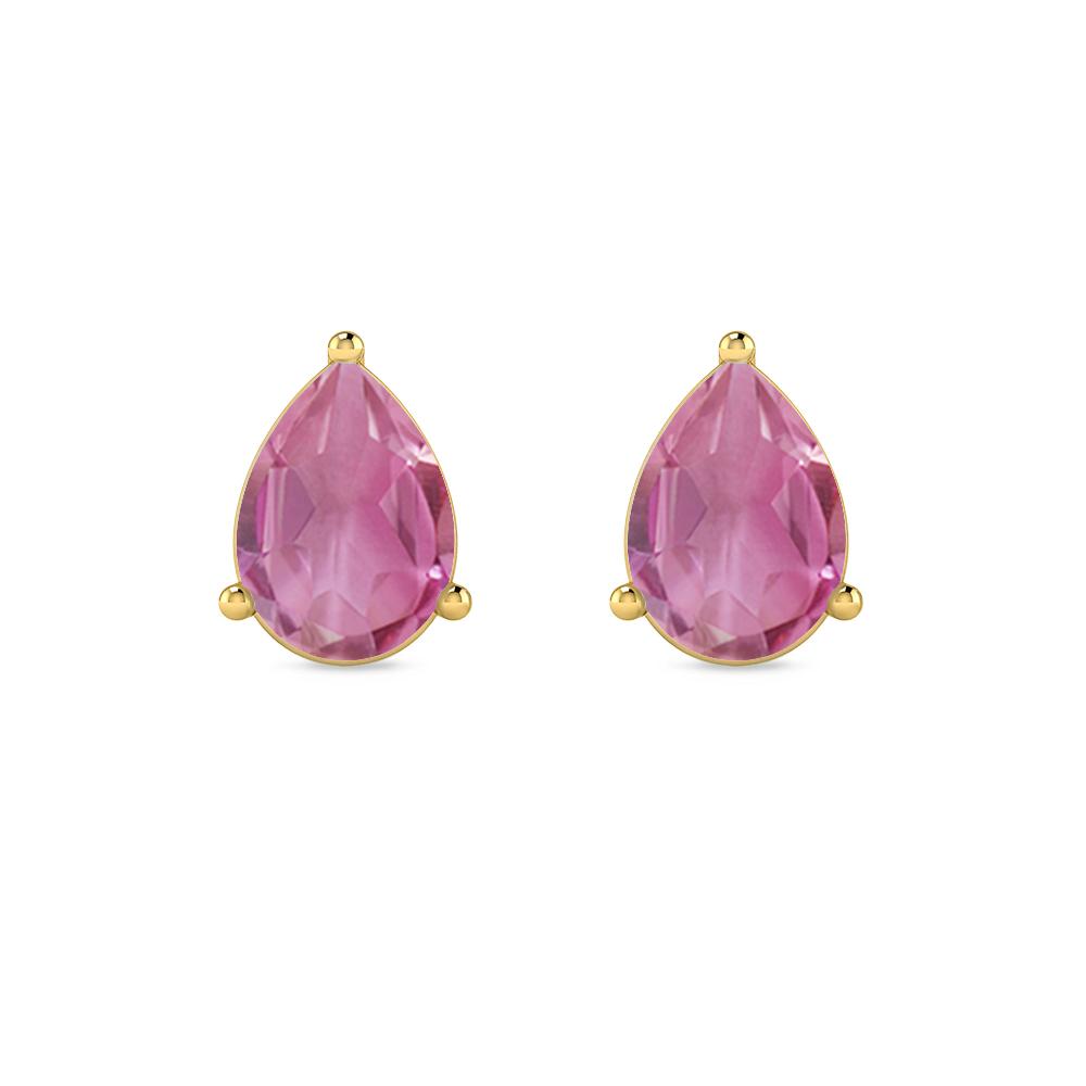 Yellow Gold - Pink Tourmaline