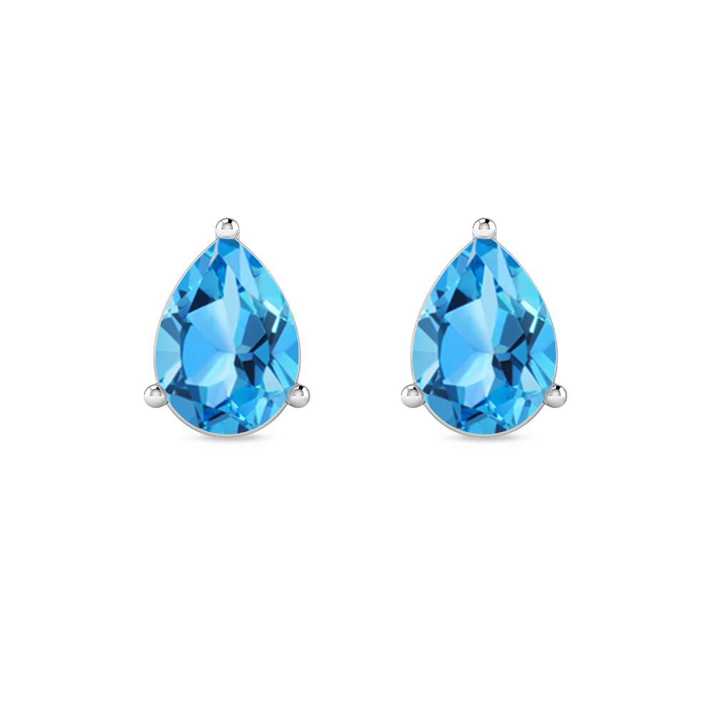 White Gold - Blue Topaz