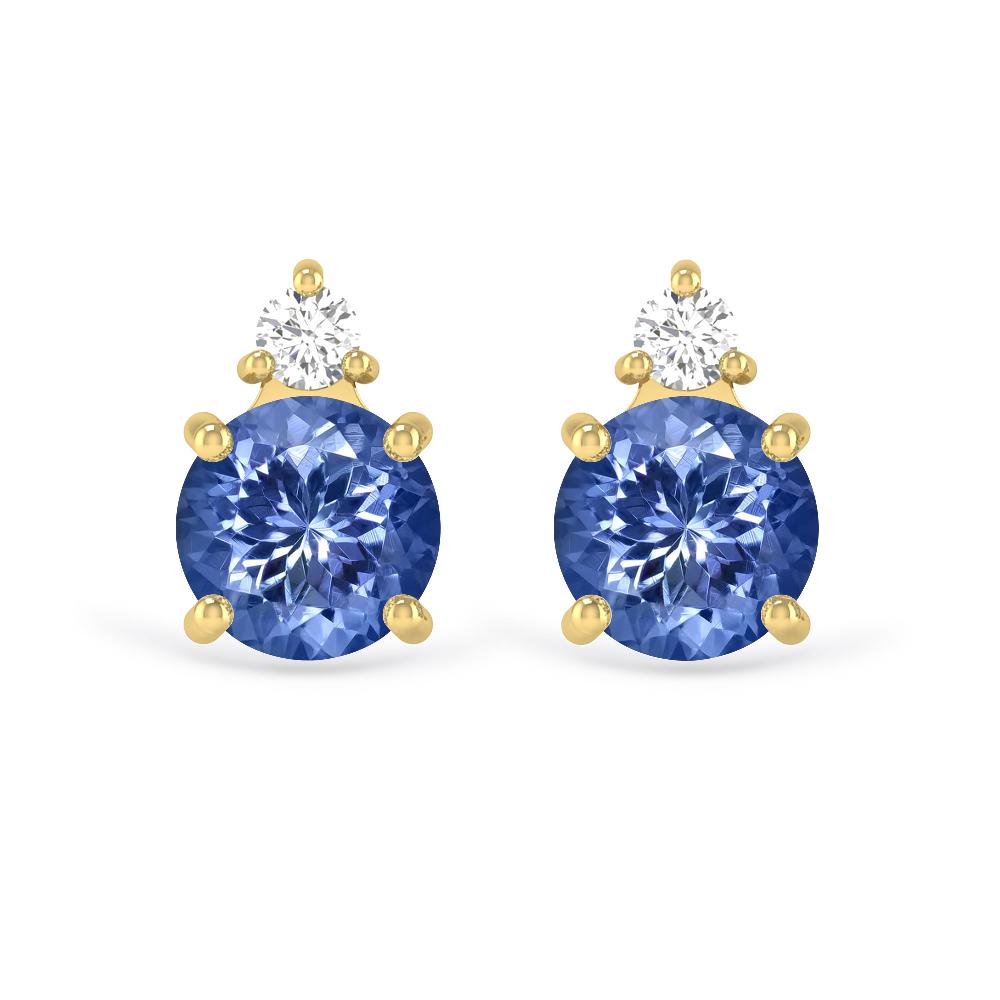 Yellow Gold - Tanzanite