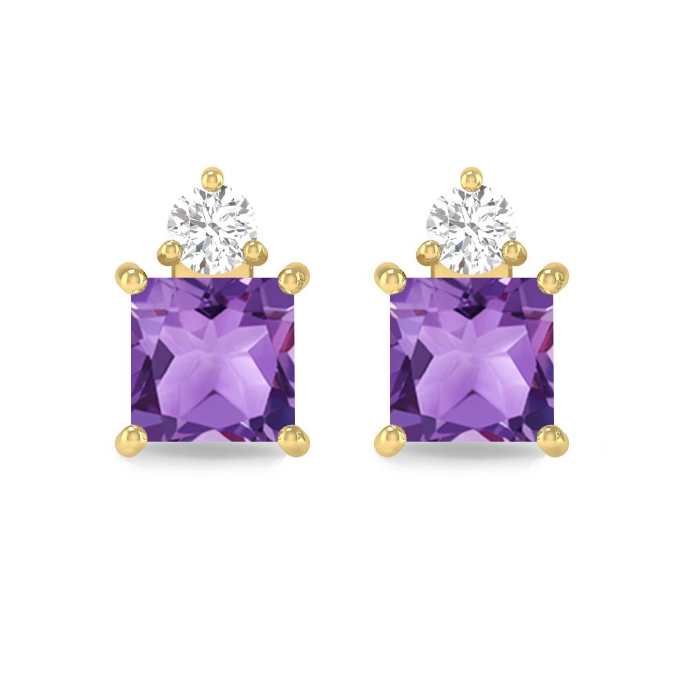 Yellow Gold - Amethyst