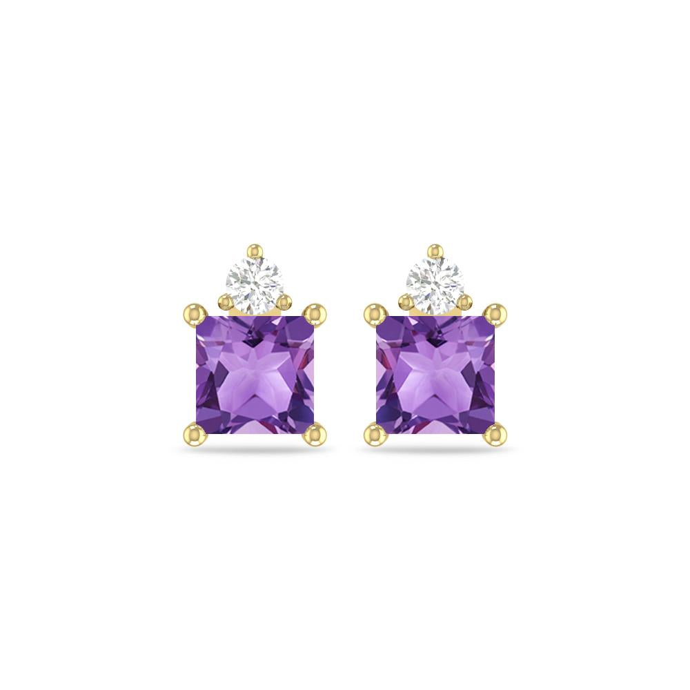 Yellow Gold - Amethyst