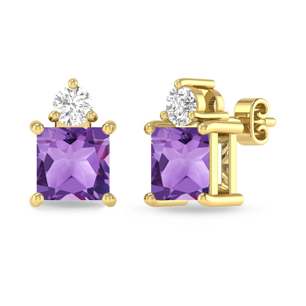 Yellow Gold - Amethyst