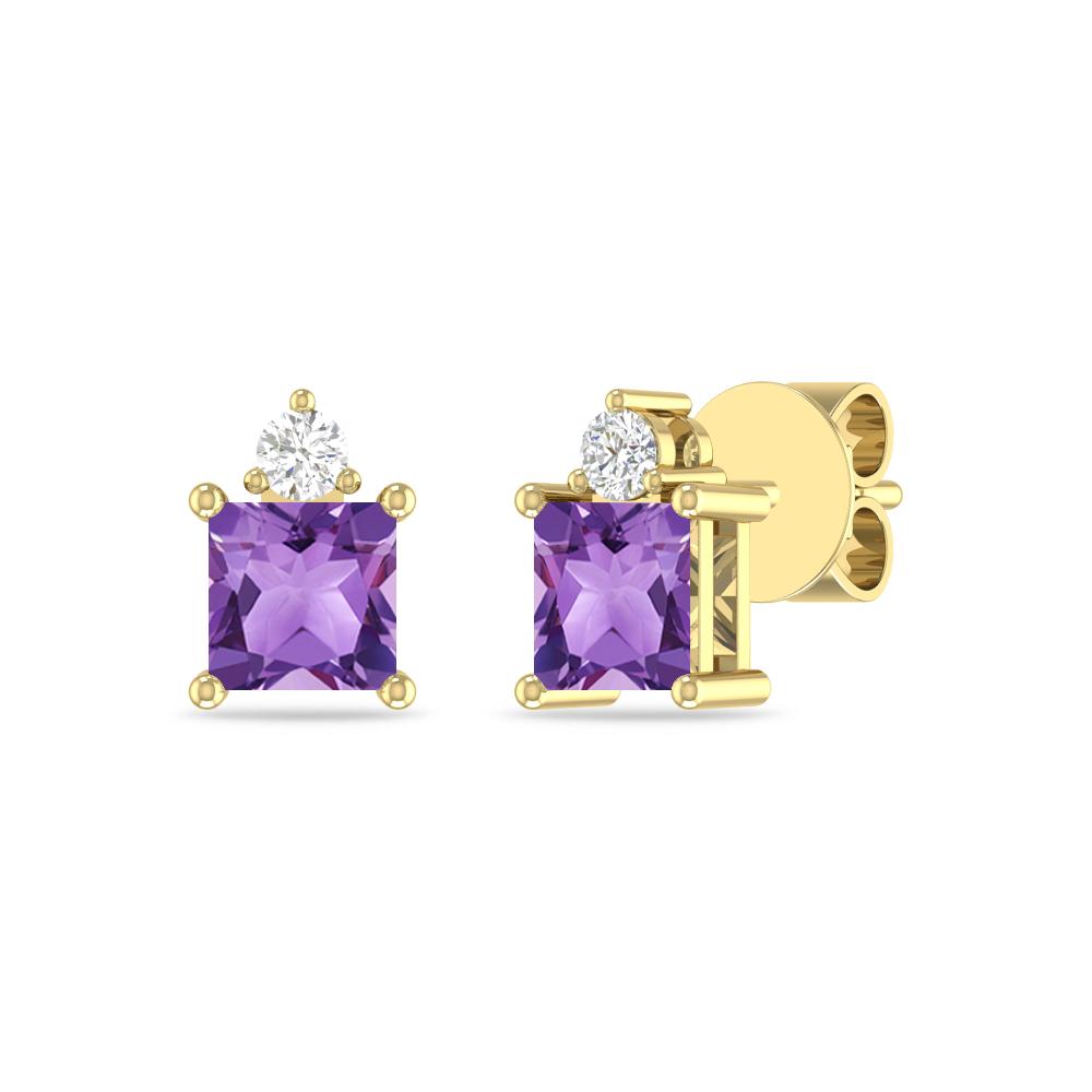 Yellow Gold - Amethyst