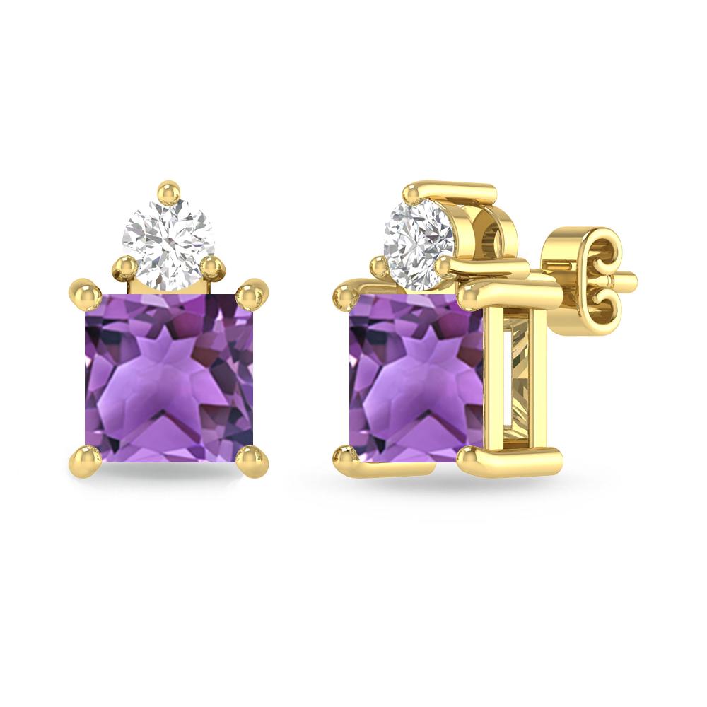 Yellow Gold - Amethyst