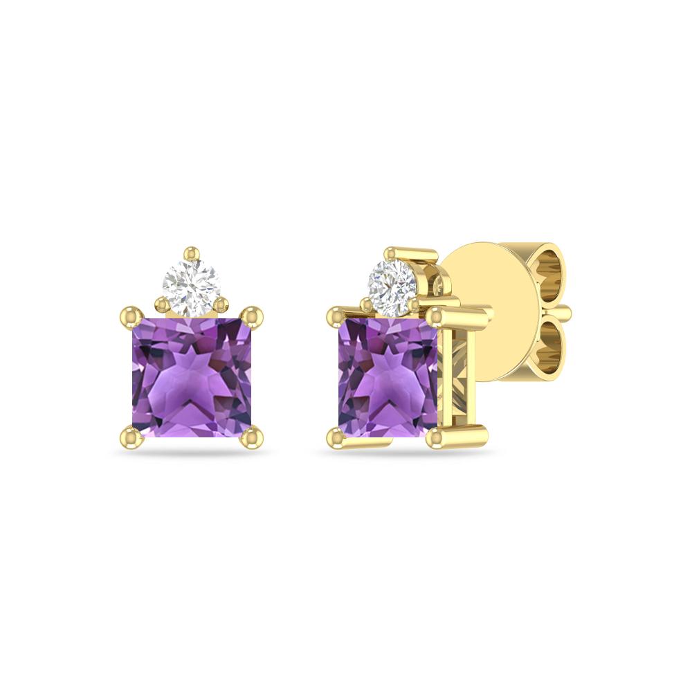 Yellow Gold - Amethyst