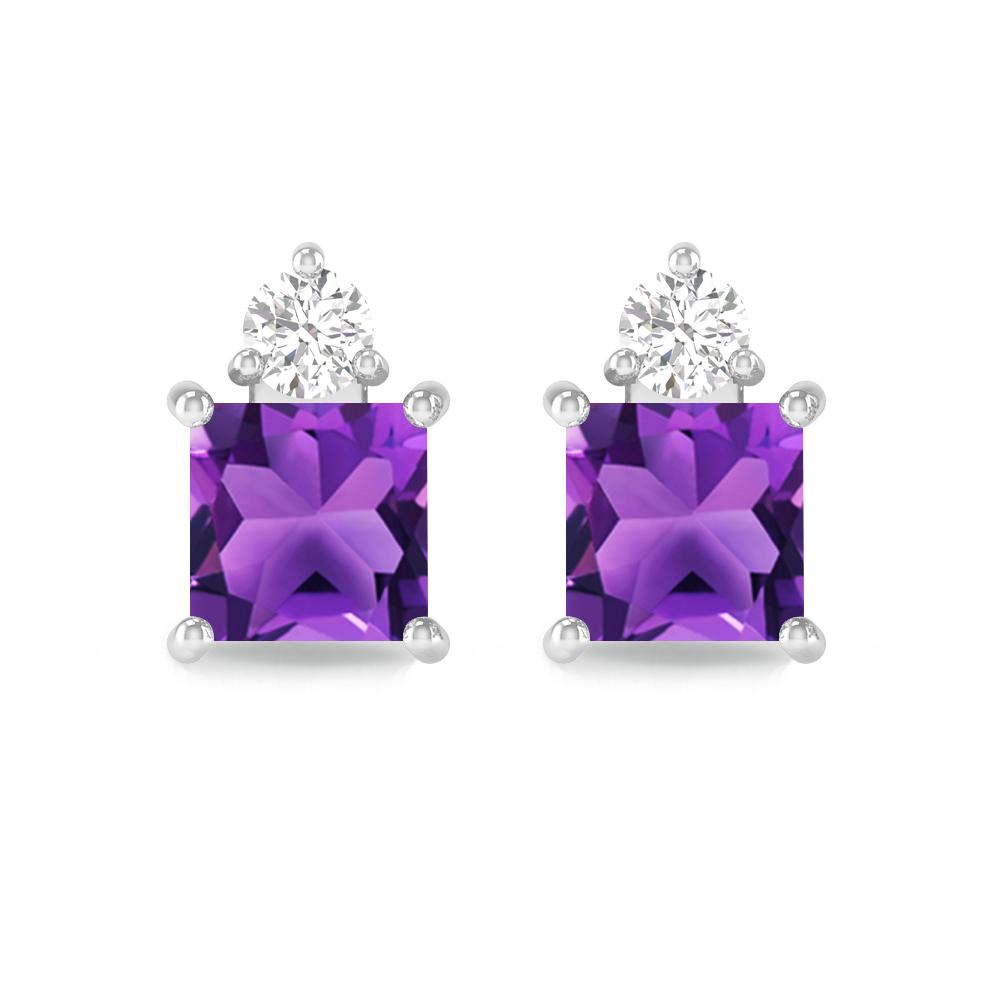 White Gold - Amethyst