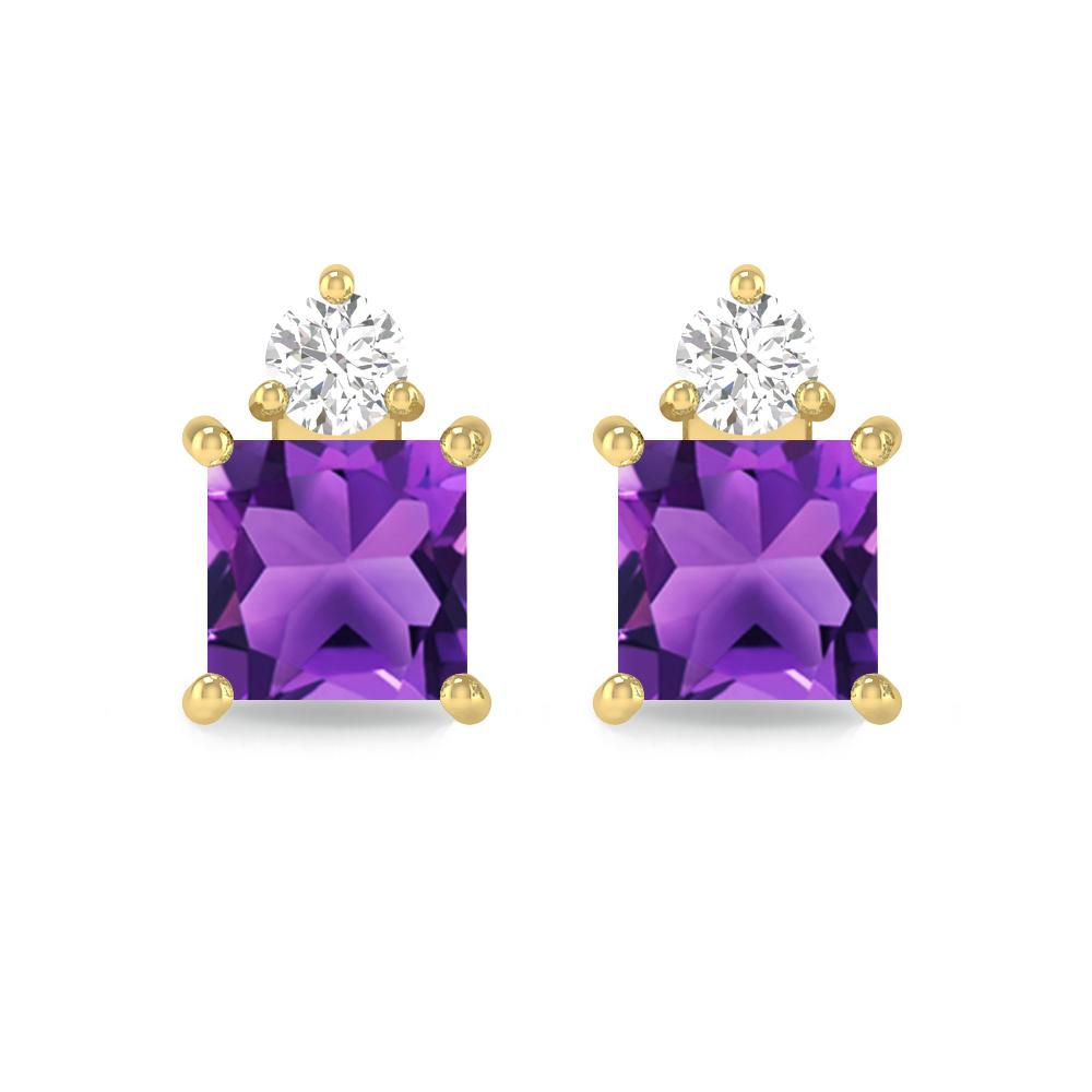 Yellow Gold - Amethyst