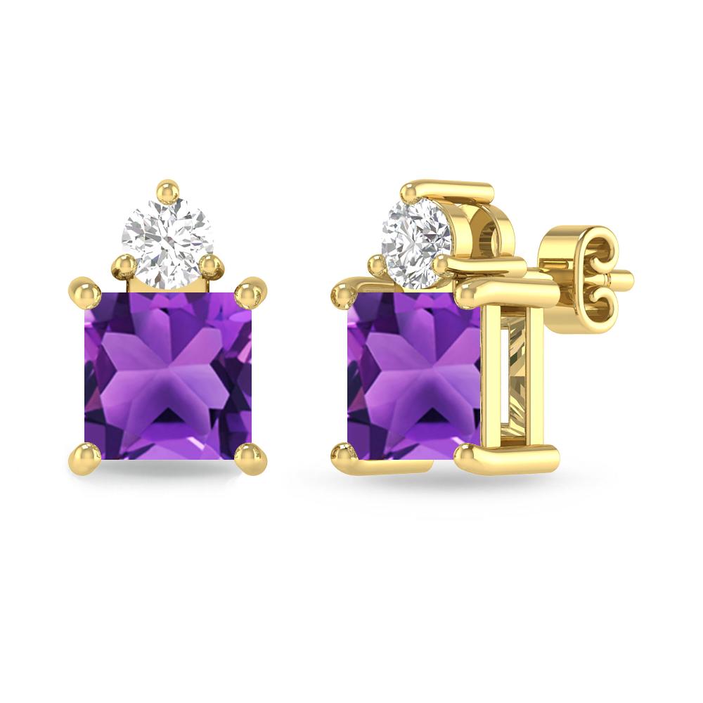 Yellow Gold - Amethyst