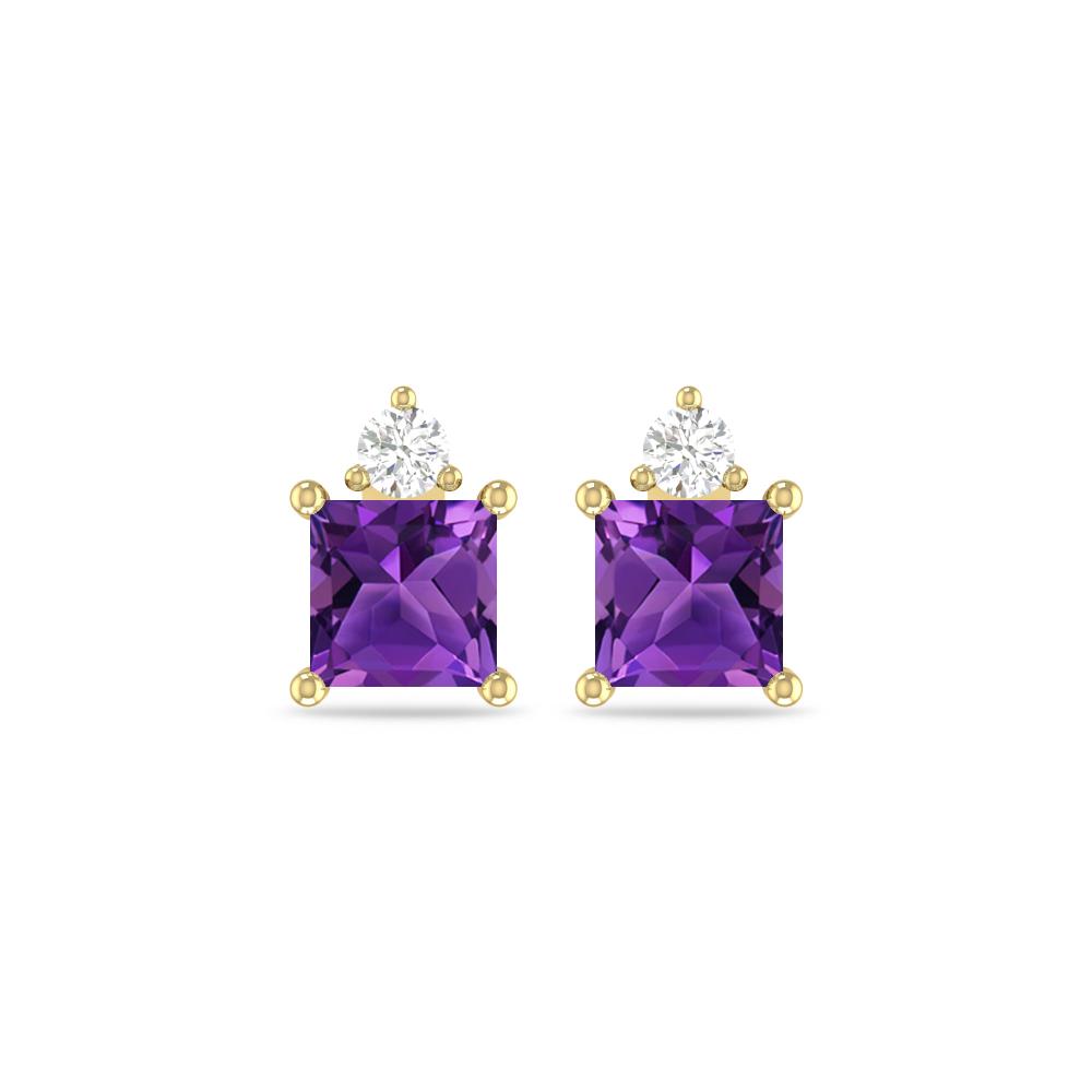 Yellow Gold - Amethyst