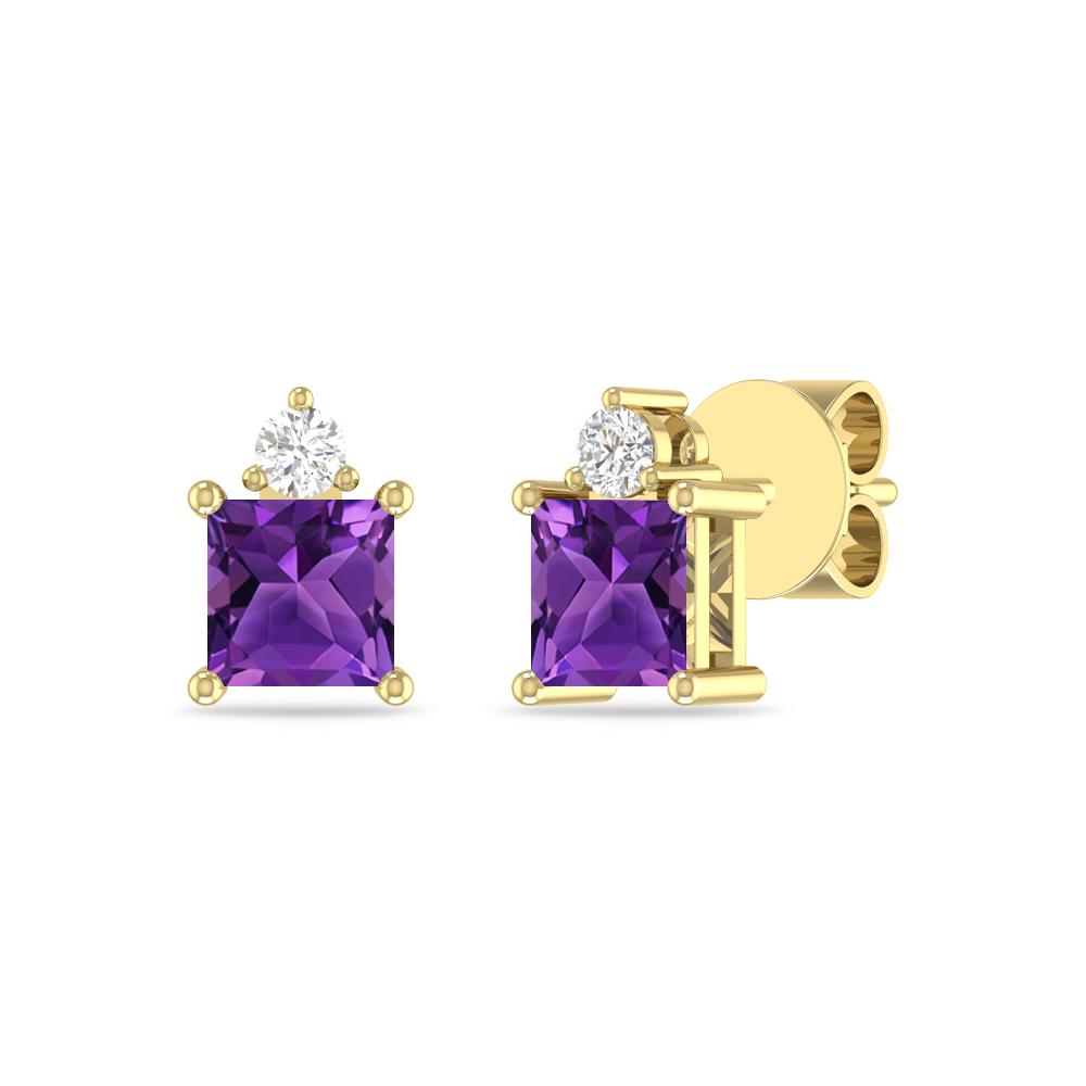 Yellow Gold - Amethyst