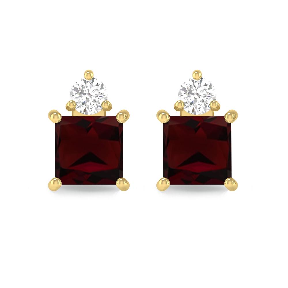 Yellow Gold - Garnet