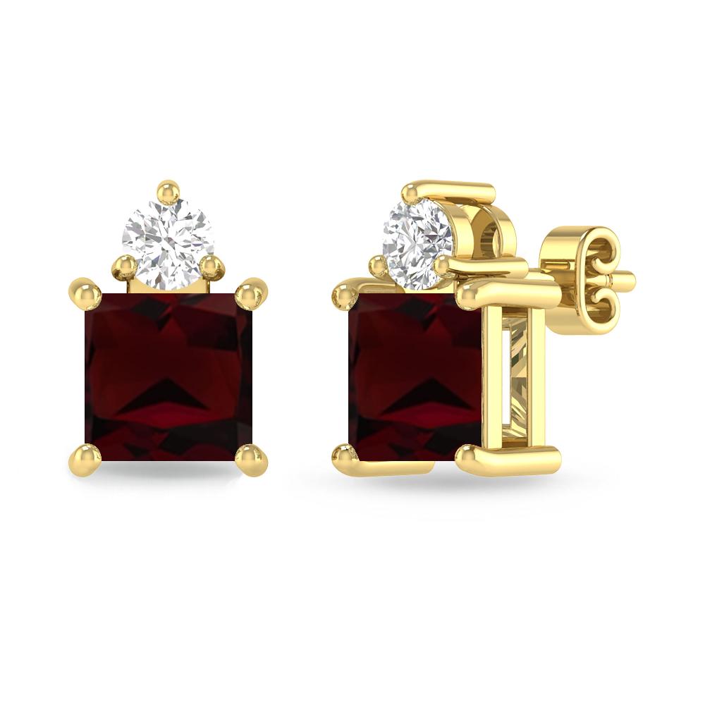 Yellow Gold - Garnet