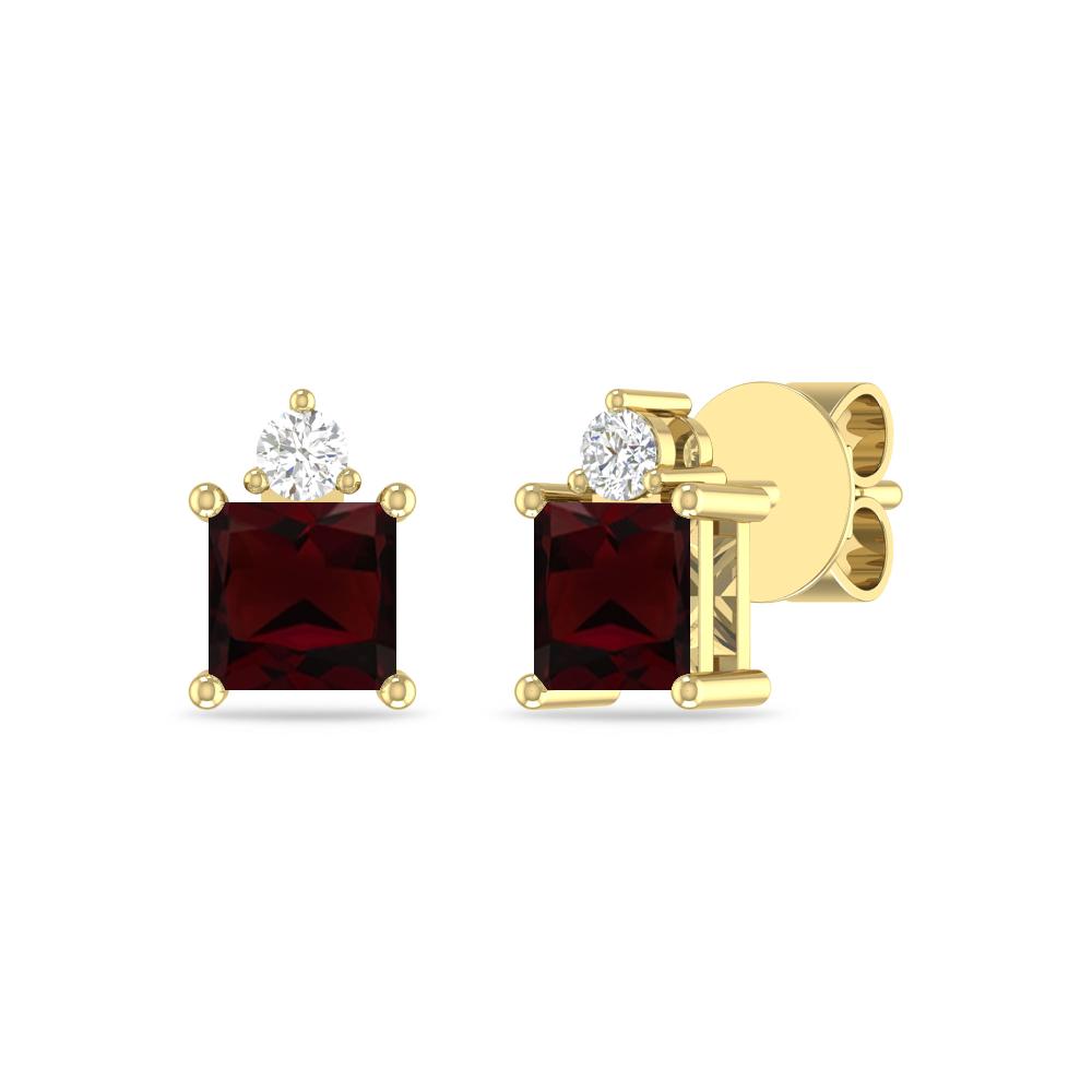 Yellow Gold - Garnet