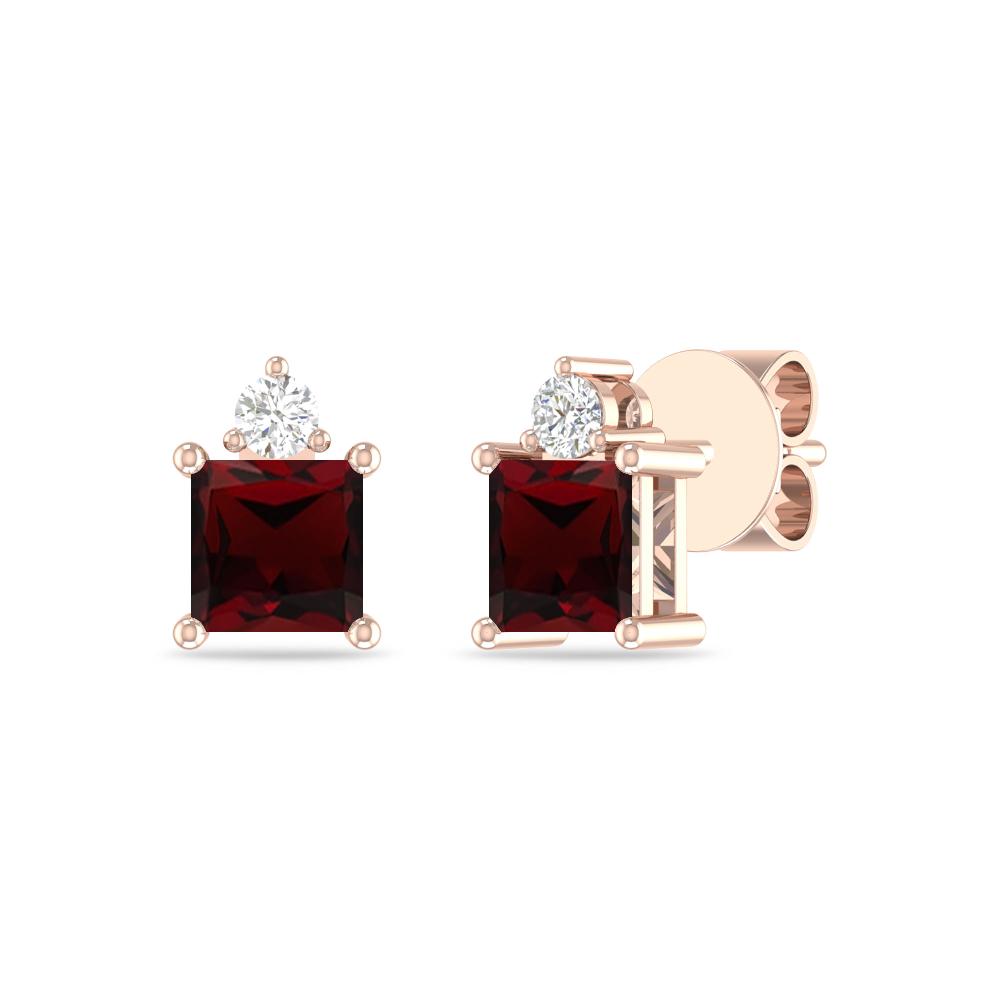 Rose Gold - Garnet