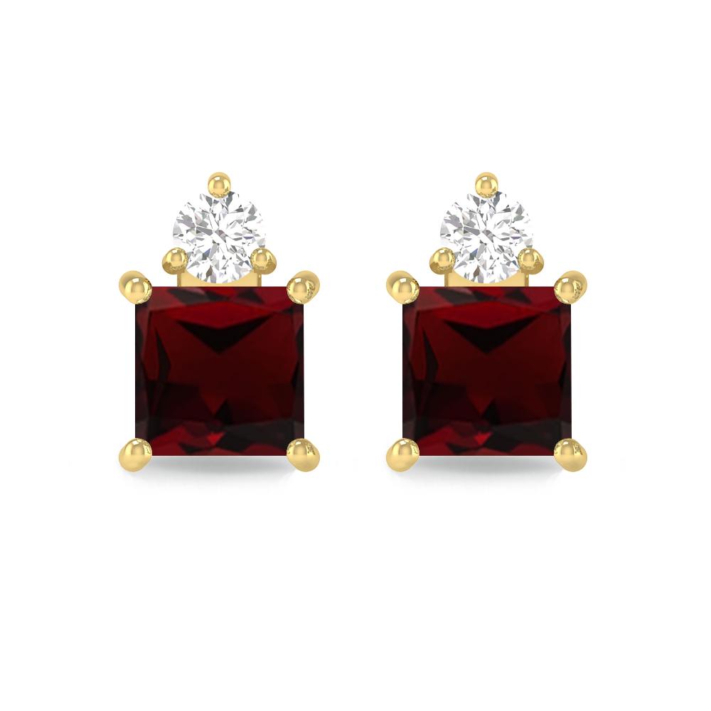 Yellow Gold - Garnet