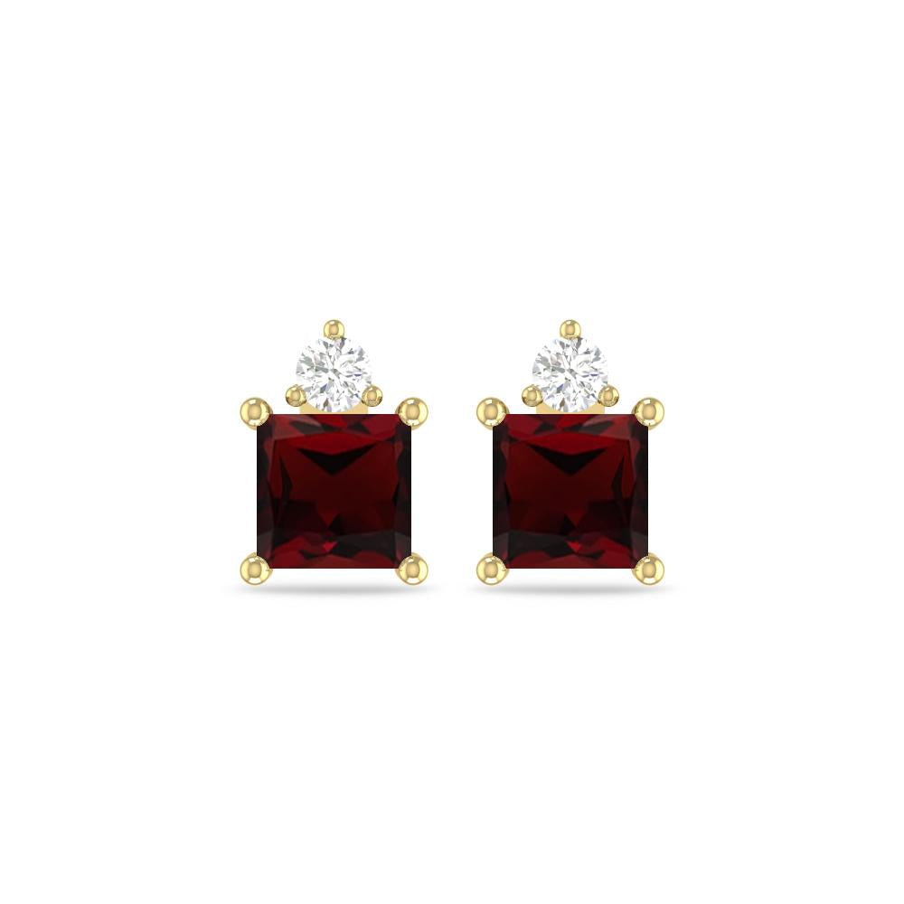 Yellow Gold - Garnet