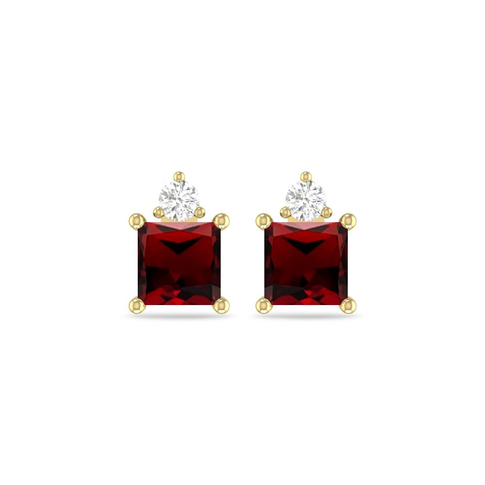 Yellow Gold - Garnet